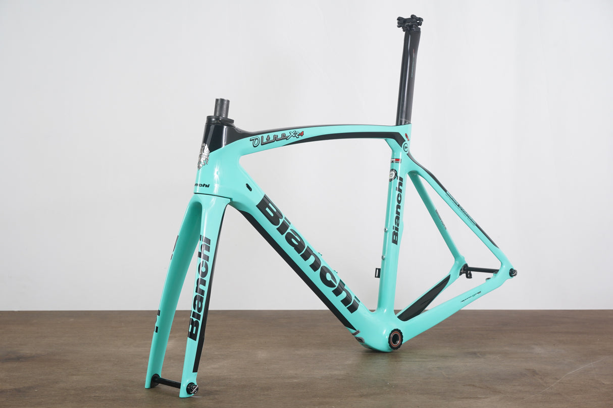 55cm Bianchi Oltre XR4 CV Carbon Aero Disc Brake Road Frameset