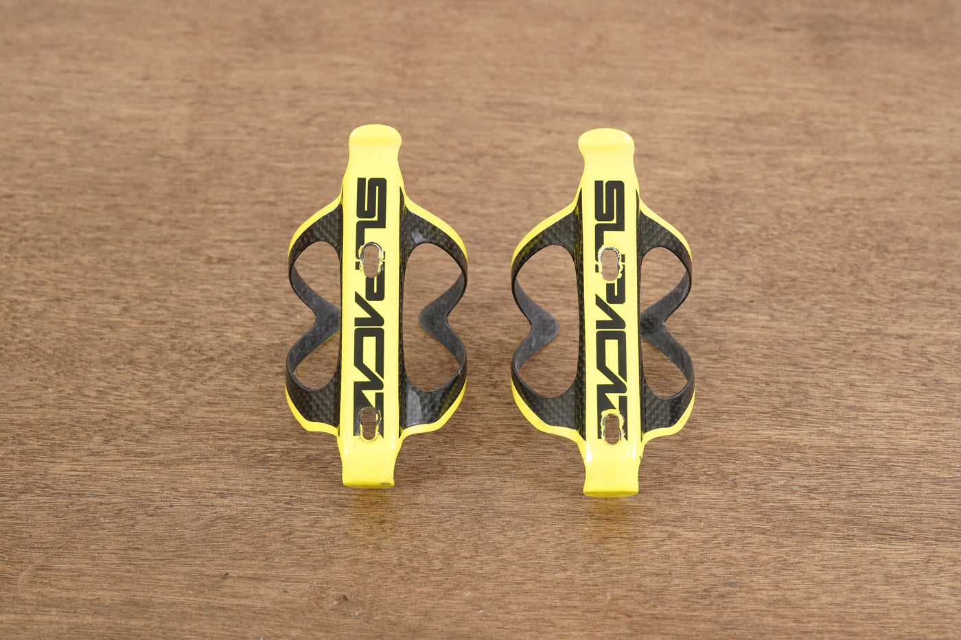 (2) Specialized Supacaz Fly Carbon Yellow Bottle Cages 46g