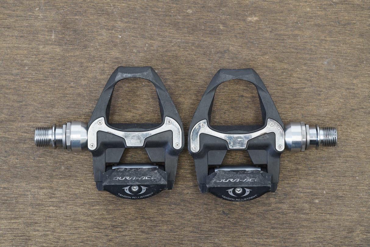 Shimano Dura-Ace PD-9000 +4mm SPD-SL Carbon Clipless Road Bike Pedals 257g