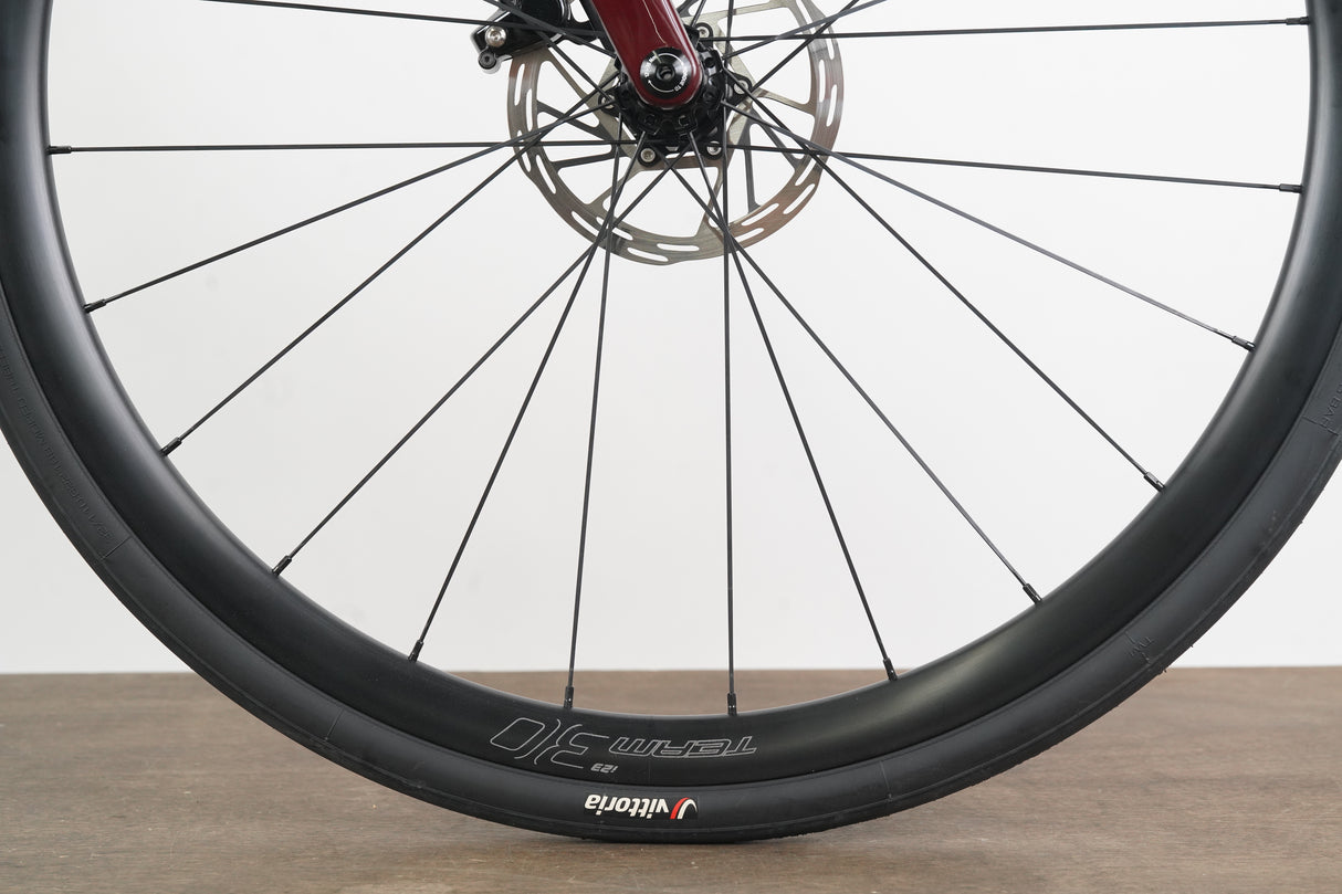 NEW 2025 54cm Cervelo Caledonia 5 Carmine Rival AXS Carbon Disc Road Bike