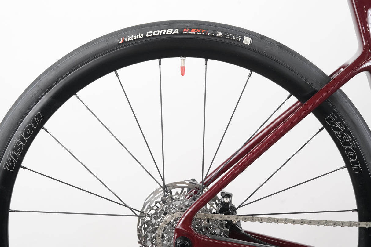 NEW 2025 54cm Cervelo Caledonia 5 Carmine Rival AXS Carbon Disc Road Bike