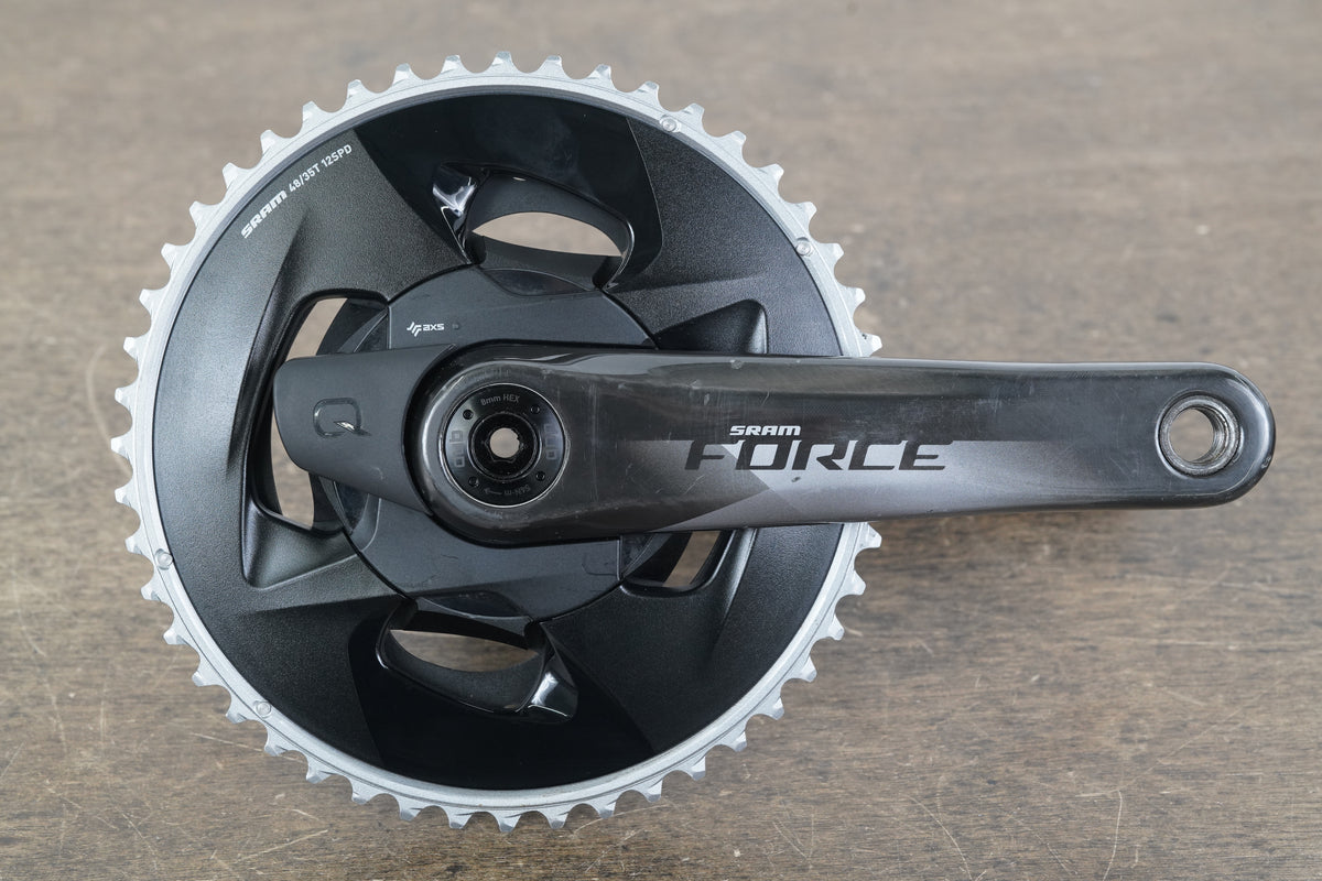 170mm 48/35T DUB SRAM Force AXS D1 Quarq 12 Speed Crankset 839g