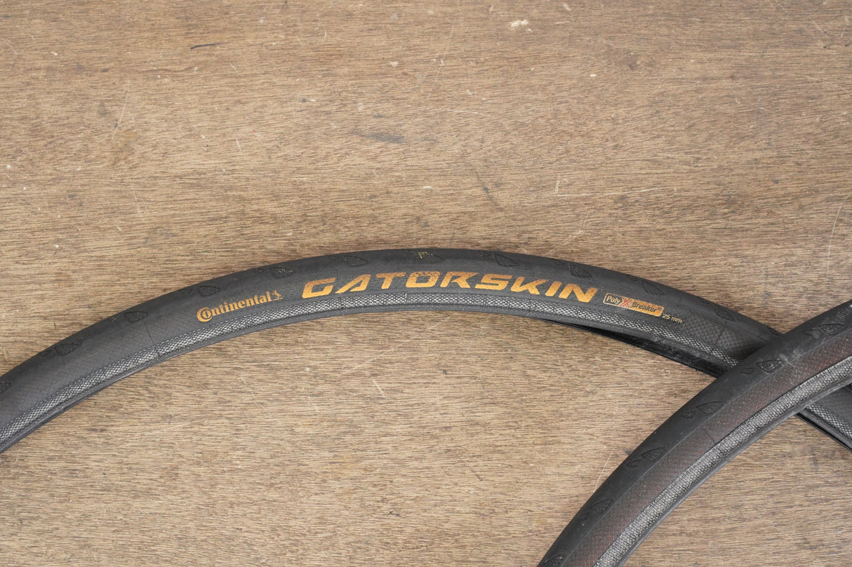 (2) 700x25C (25mm) Continental Gatorskin Clincher Road Tires