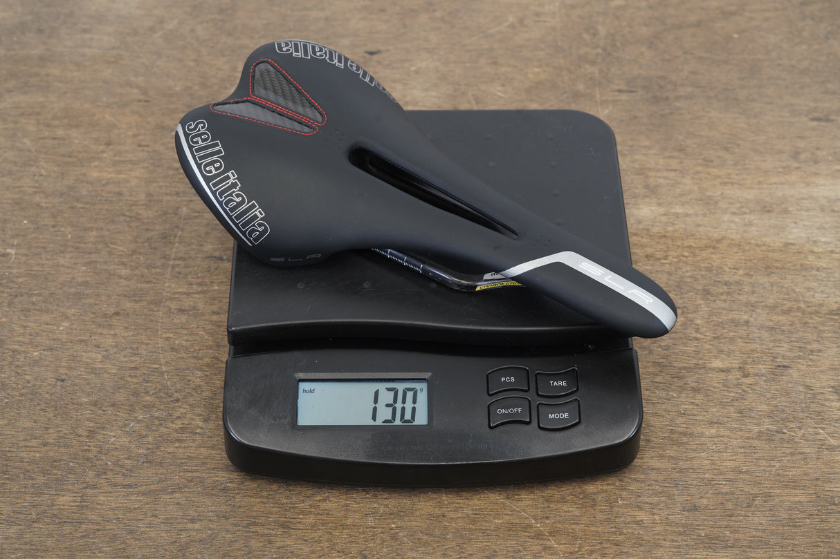 132mm Selle Italia SLR Carbon Rail Road Saddle 130g