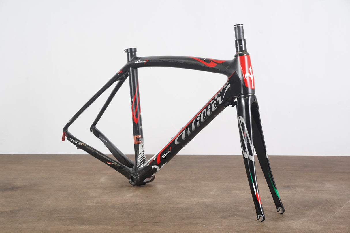 S (Small) Wilier Triestina Zero 7 Carbon Rim Brake Road Frameset Zero.7