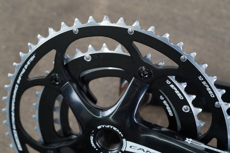175mm 52/39/30T Campagnolo Centaur Power Torque 10 Speed Road Crankset 843g