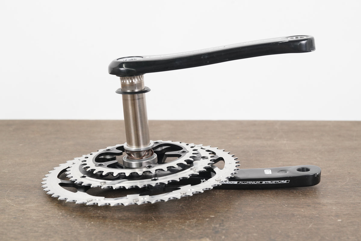 175mm 52/39/30T Campagnolo Centaur Power Torque 10 Speed Road Crankset 843g