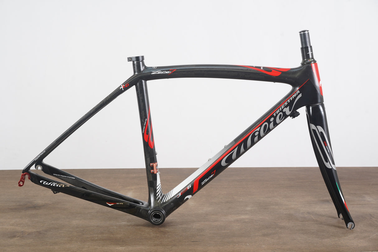 S (Small) Wilier Triestina Zero 7 Carbon Rim Brake Road Frameset Zero.7