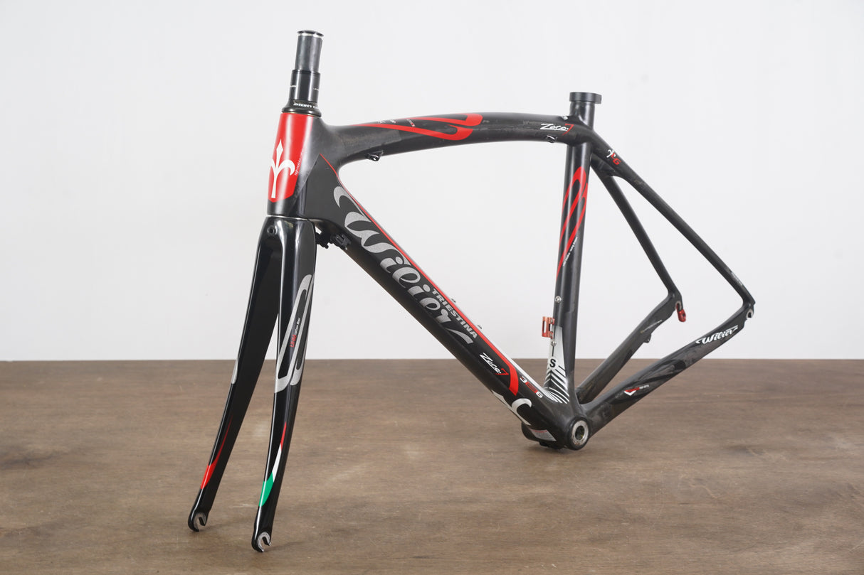 S (Small) Wilier Triestina Zero 7 Carbon Rim Brake Road Frameset Zero.7
