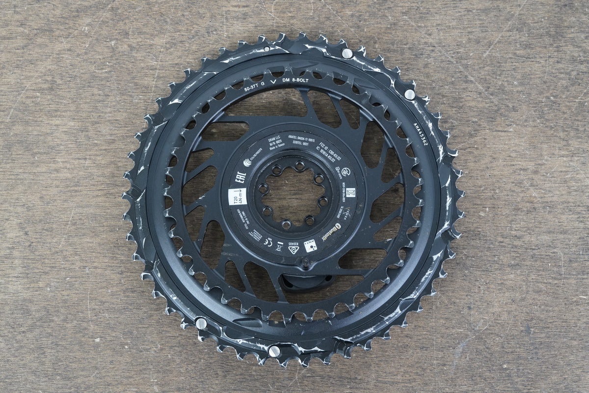 50/37T SRAM Force AXS D2 12 Speed Quarq Power Meter Chainrings + Spider 272g