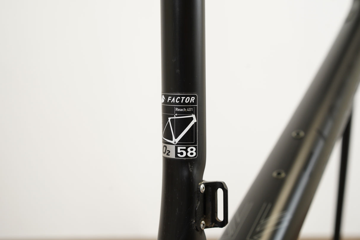 58cm Factor O2 Carbon Rim Brake Road Frameset