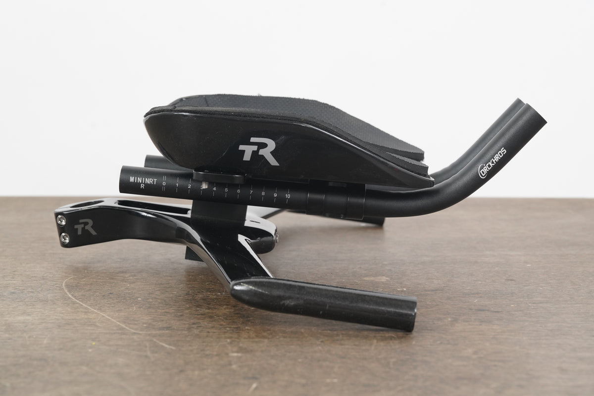 40cm Tririg Alpha One TT Triathlon Basebar Barstem + Extentions 1 1/8"