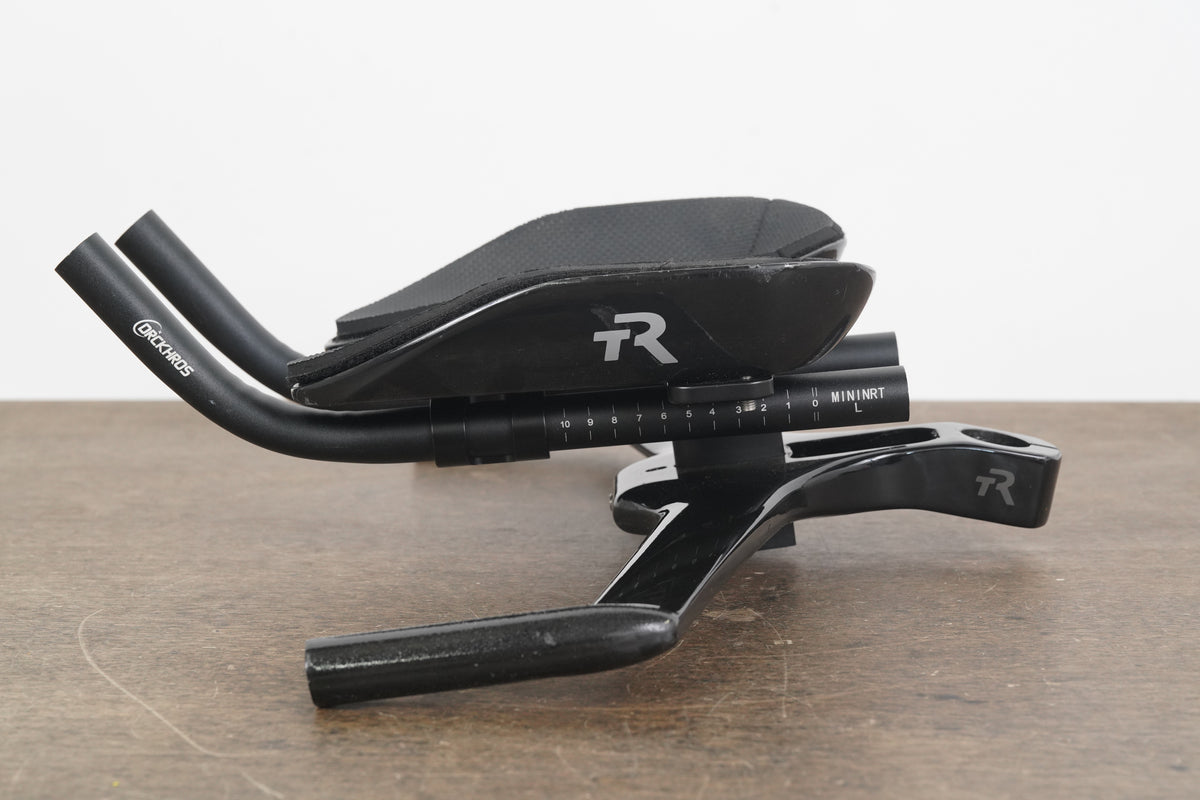 40cm Tririg Alpha One TT Triathlon Basebar Barstem + Extentions 1 1/8"