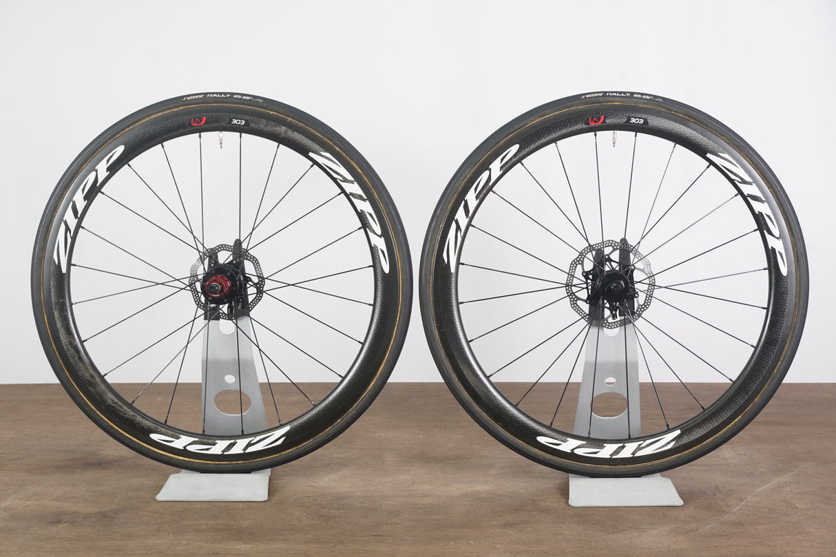 Zipp 303 Firecrest Carbon Tubular Disc Brake CX Gravel Wheelset 11 Speed