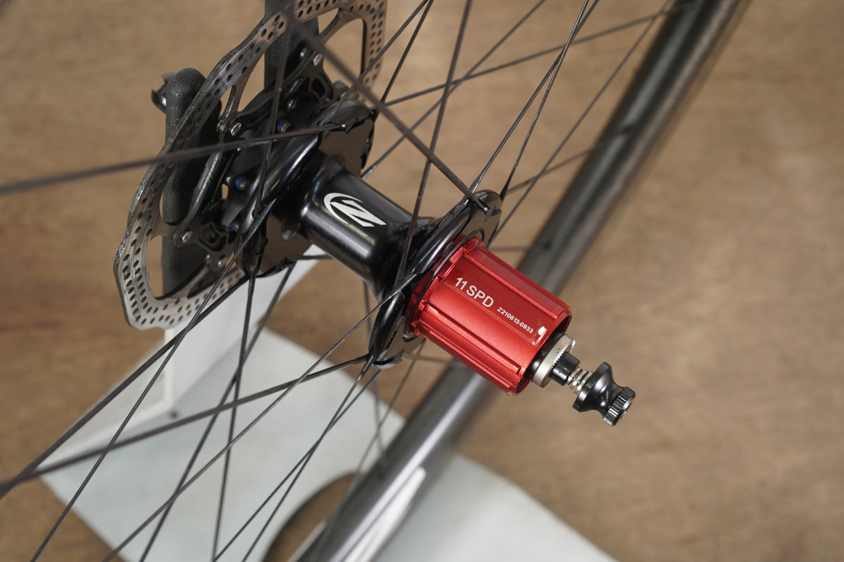 Zipp 303 Firecrest Carbon Tubular Disc Brake CX Gravel Wheelset 11 Speed
