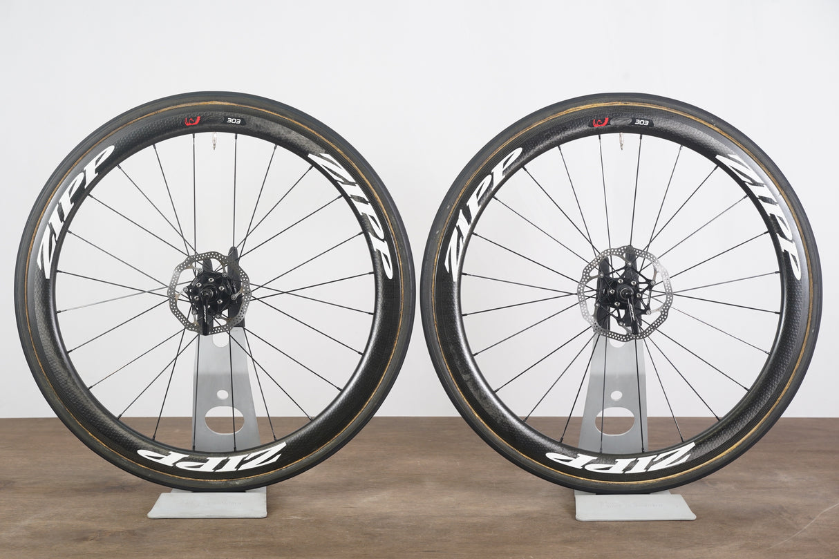 Zipp 303 Firecrest Carbon Tubular Disc Brake CX Gravel Wheelset 11 Speed