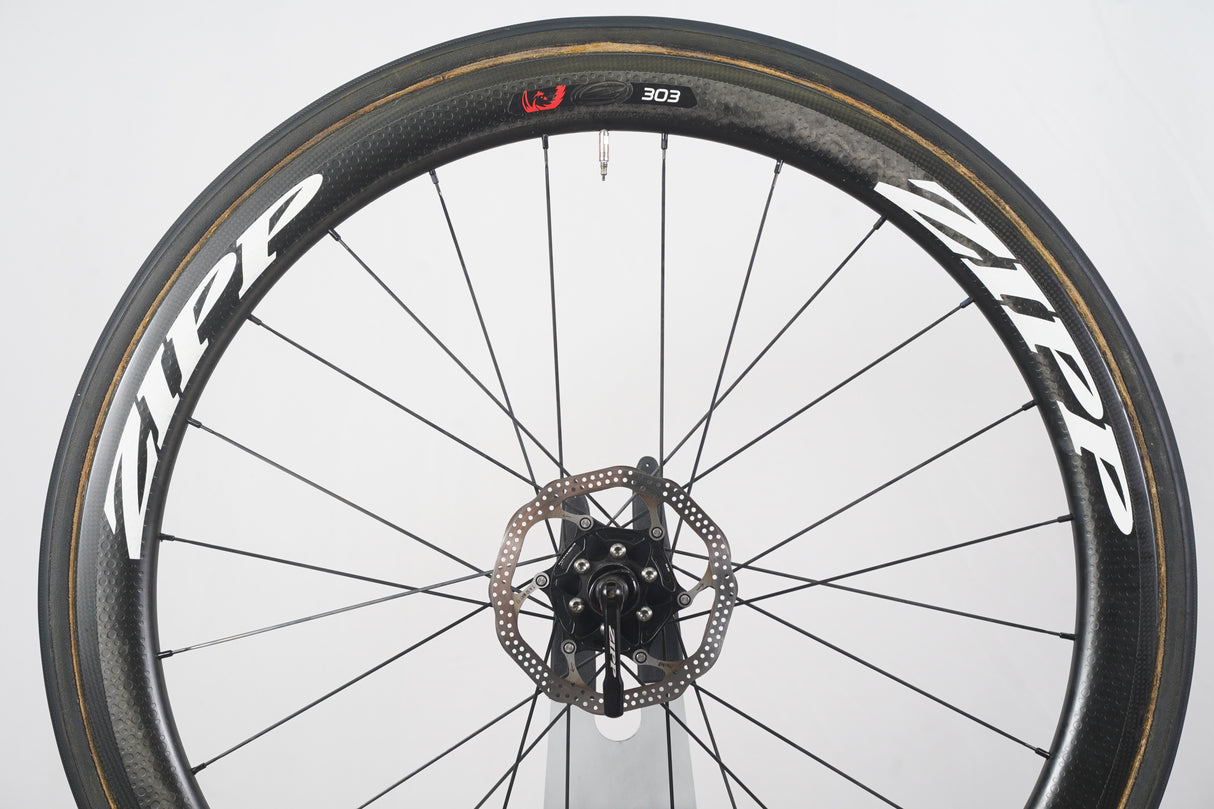 Zipp 303 Firecrest Carbon Tubular Disc Brake CX Gravel Wheelset 11 Speed
