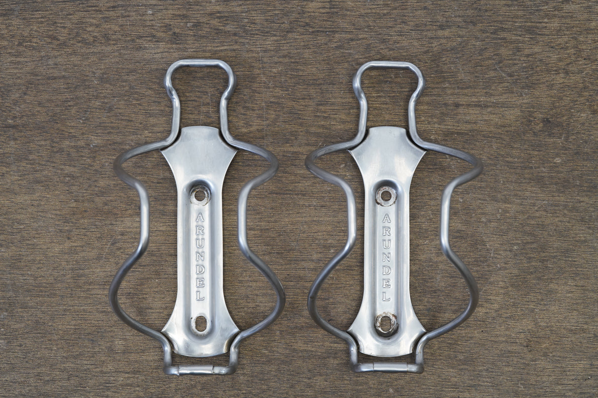 (2) Arundel Stainless Steel Water Bottle Cages 105g
