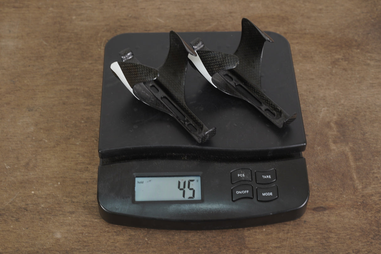 (2) Felt Carbon Water Bottle Cages 45g