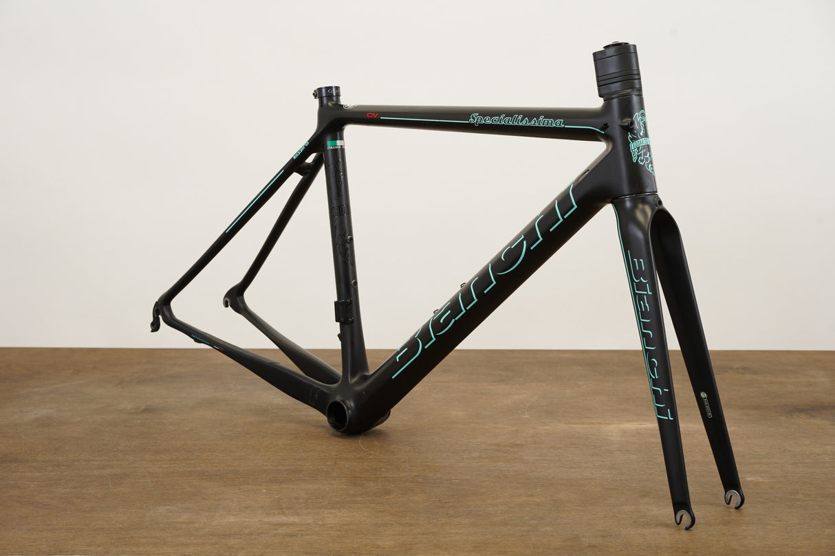 50cm Bianchi Specialissima CV Carbon Rim Brake Road Frameset