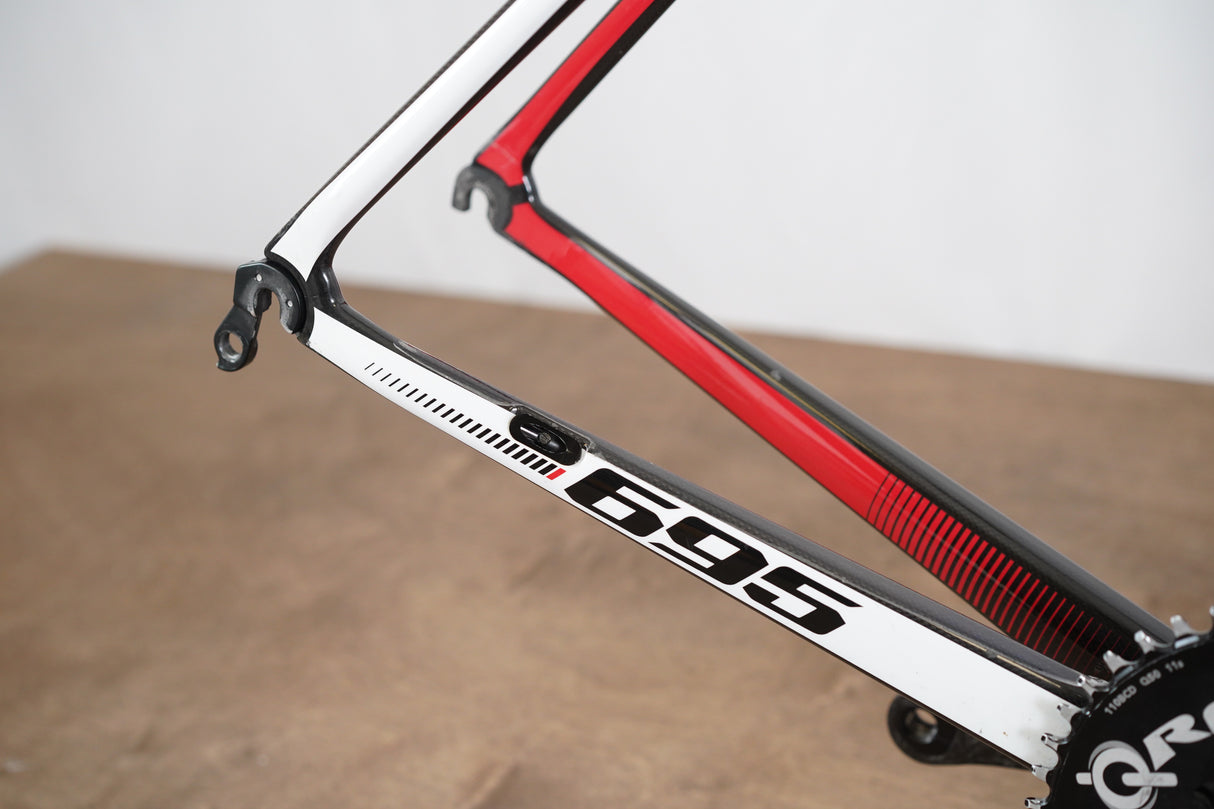 L (Large) LOOK 695 Carbon Aero Rim Brake Road Frameset