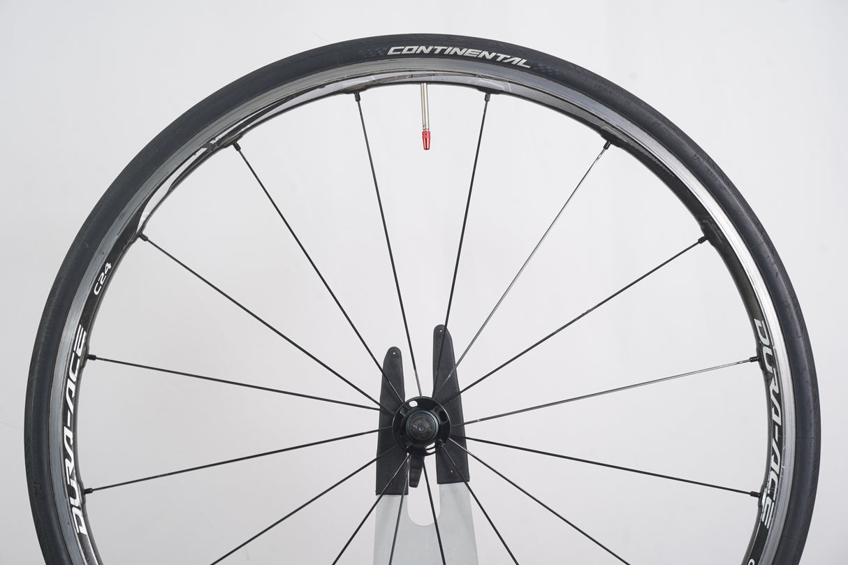 Shimano Dura-Ace WH-9000 C24 Carbon Clincher Rim Brake Wheelset 11 Speed