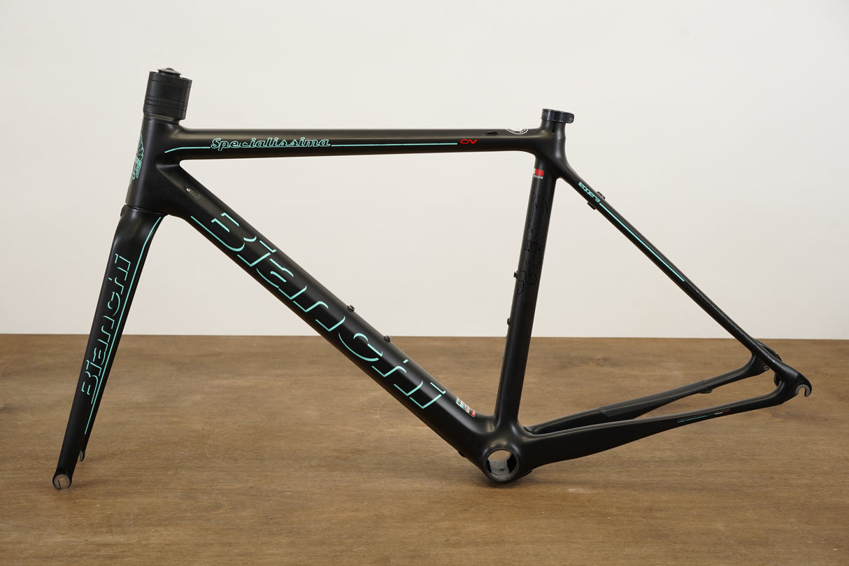 50cm Bianchi Specialissima CV Carbon Rim Brake Road Frameset