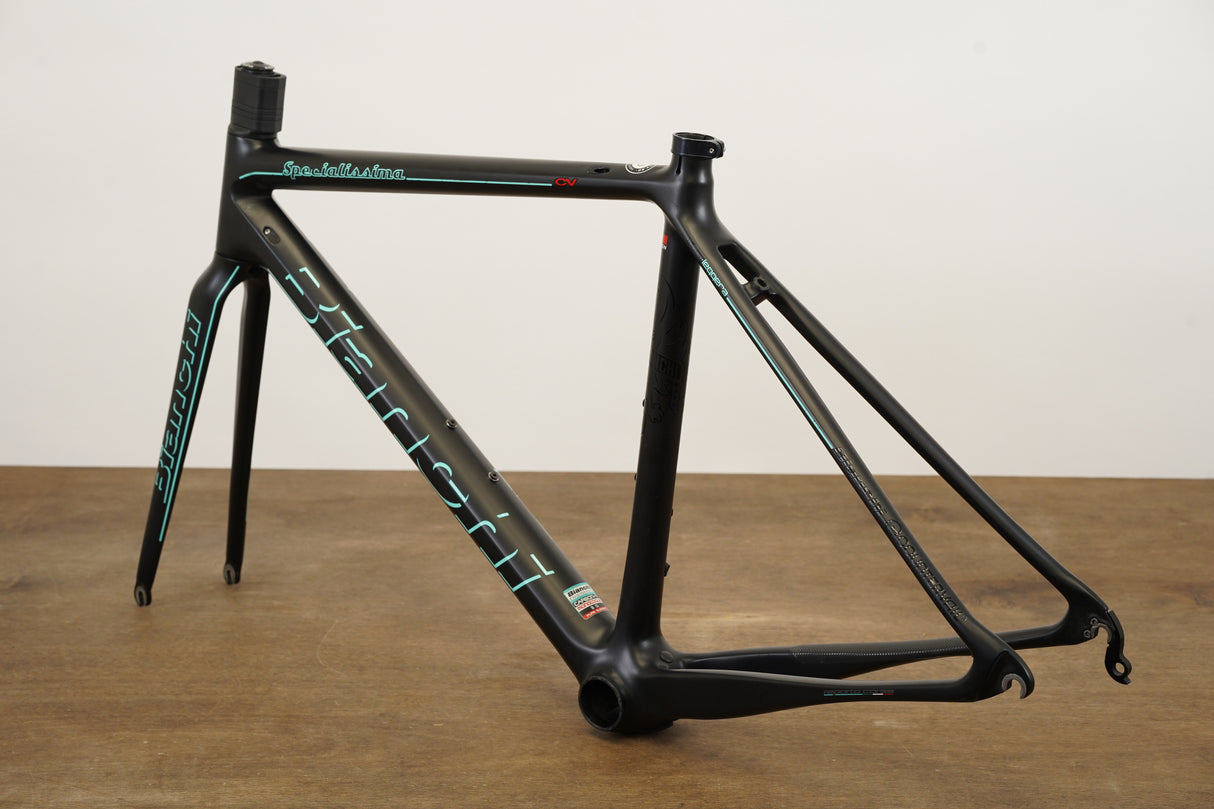 50cm Bianchi Specialissima CV Carbon Rim Brake Road Frameset