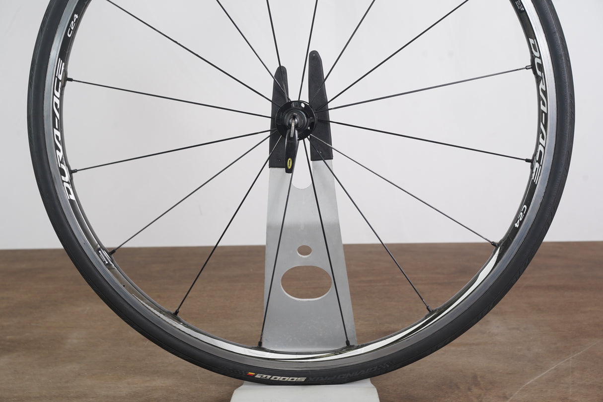 Shimano Dura-Ace WH-9000 C24 Carbon Clincher Rim Brake Wheelset 11 Speed