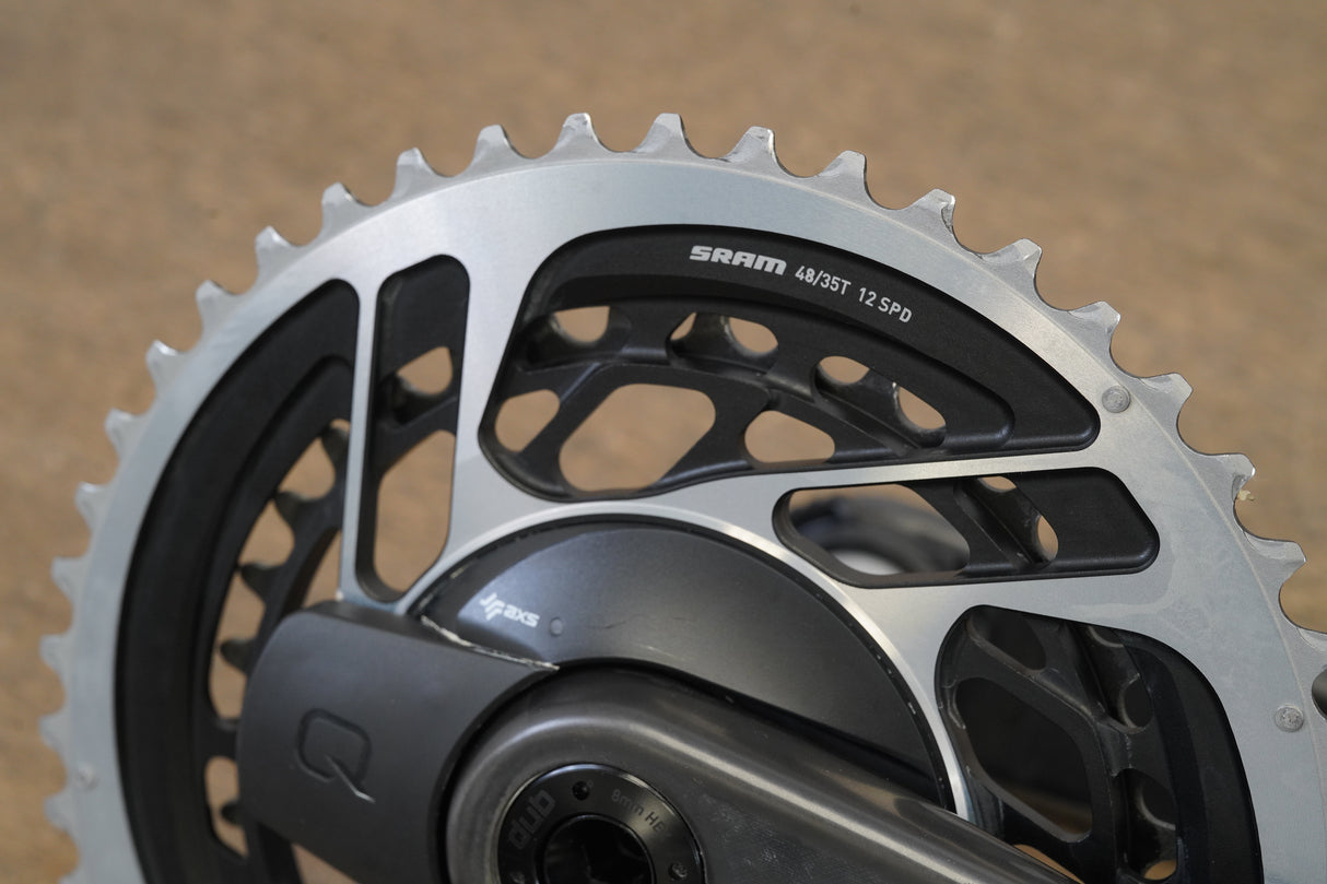 172.5mm 48/35T DUB SRAM Red AXS D1 Quarq 12 Speed Power Meter Crankset 604g
