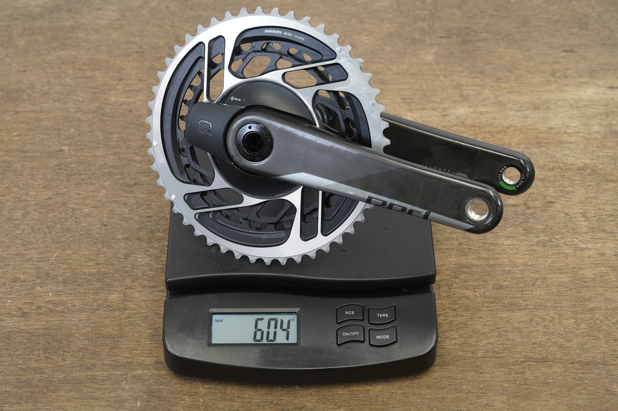 172.5mm 48/35T DUB SRAM Red AXS D1 Quarq 12 Speed Power Meter Crankset 604g
