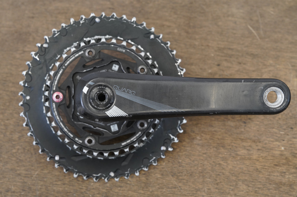 172.5mm 50/34T GXP Quarq Elsa Carbon Power Meter Road Crankset 740g