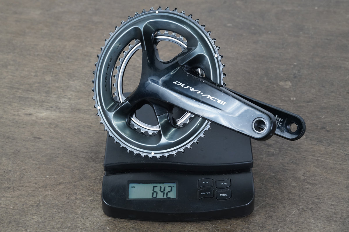172.5mm 52/36T Shimano Dura-Ace FC-R9100 11 Speed Crankset 9100 642g
