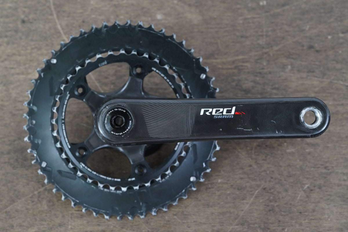 172.5mm 52/36T GXP SRAM Red 22 Carbon Road Crankset 597g
