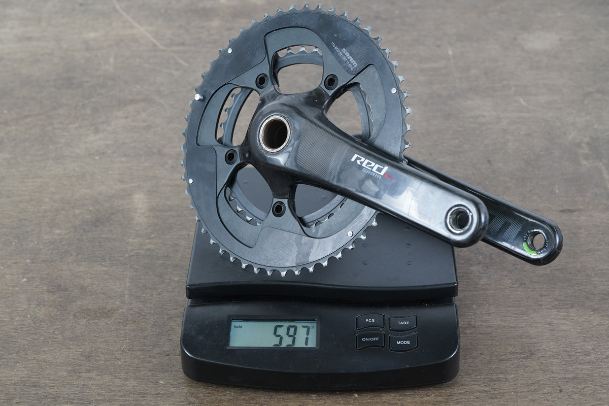 172.5mm 52/36T GXP SRAM Red 22 Carbon Road Crankset 597g