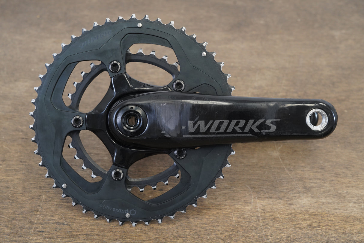 172.5mm 50/34T BB30 Specialized S-WORKS Carbon Road Crankset 559g