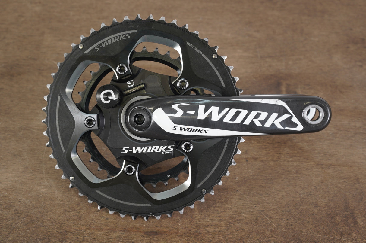 170mm 52/36T BB30 Specialized S-WORKS Quarq Power Meter Carbon Crankset