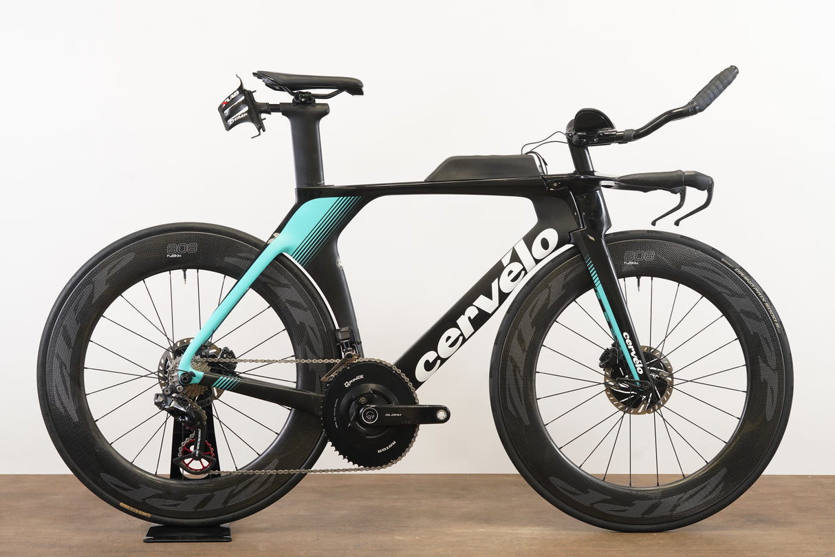 2020 54cm Cervelo P5 Dura-Ace Di2 Zipp 808 NSW Carbon TT Triathlon Disc Bike