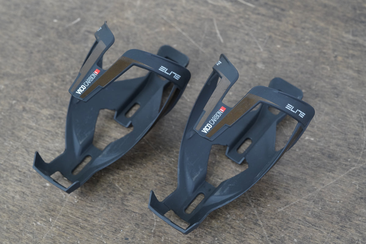 (2) Elite Vico Carbon Water Bottle Cages 54g