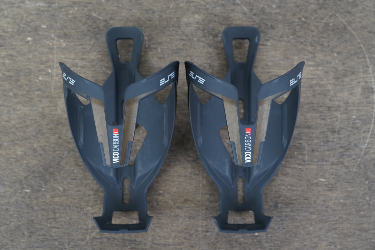 (2) Elite Vico Carbon Water Bottle Cages 54g