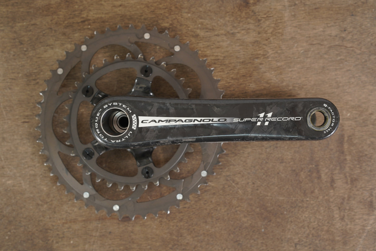 175mm 50/34T Campagnolo Super Record 11 Speed Carbon Crankset