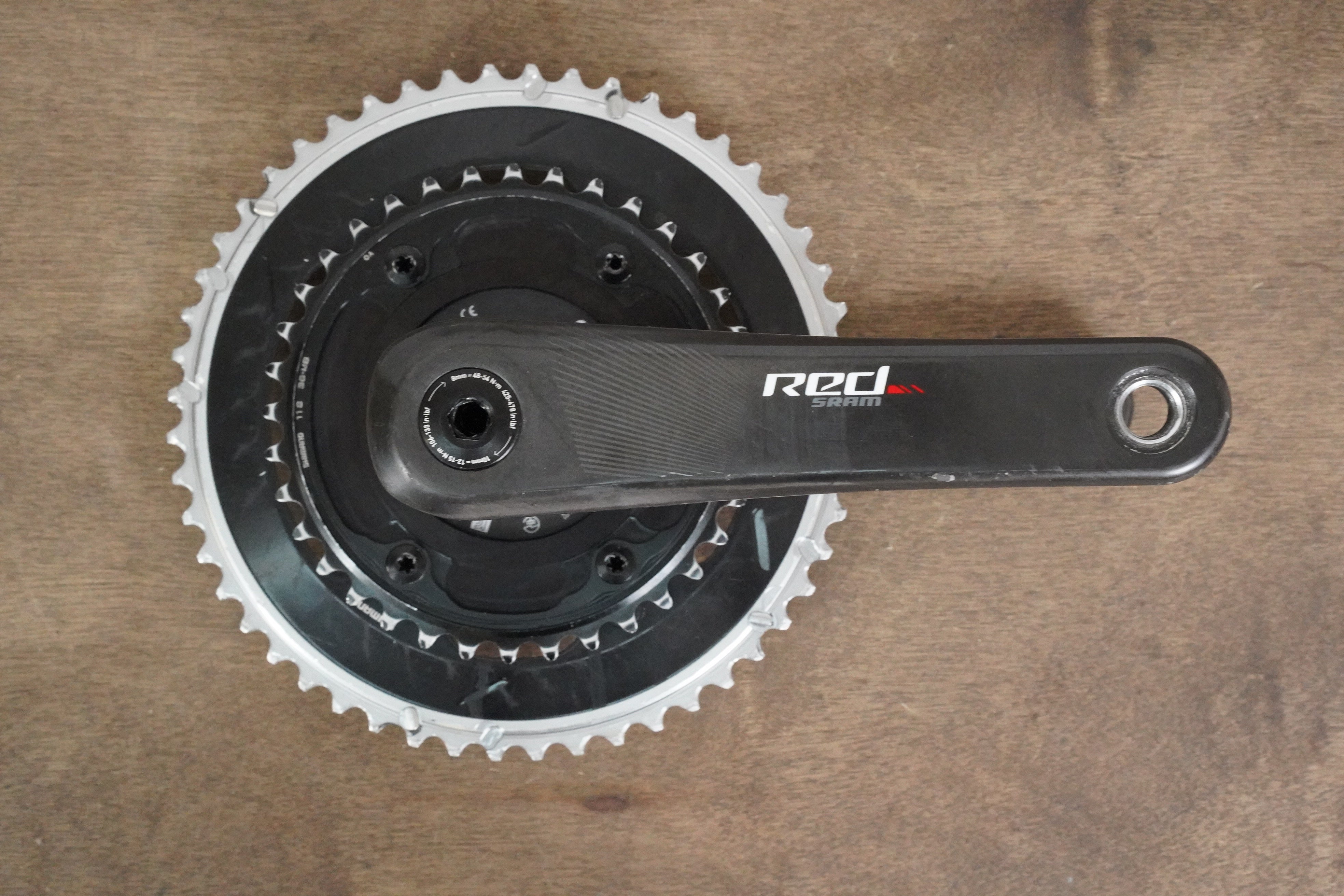 170mm 52/36T GXP SRAM Red 22 Quarq DFour Power Meter