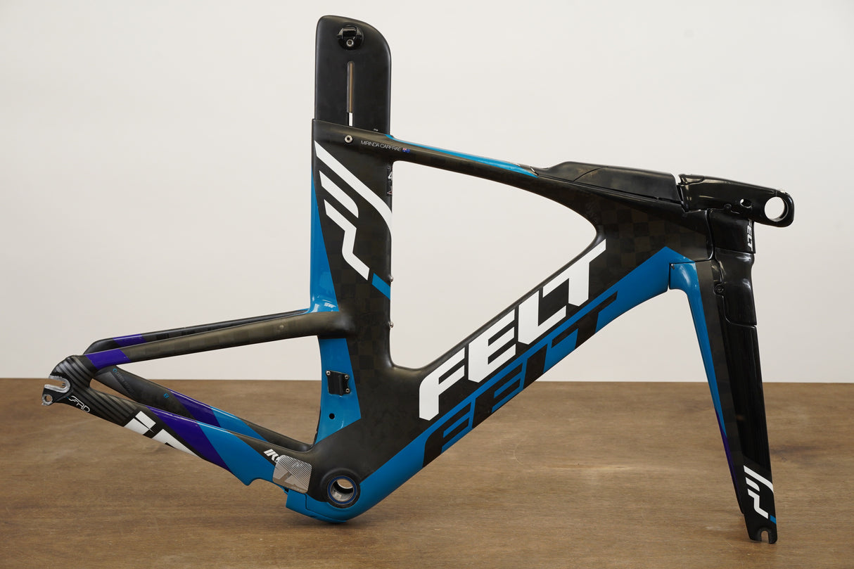 *Damaged* 48cm Felt IA FRD Carbon Aero Rim Brake TT Triathlon Frameset IA