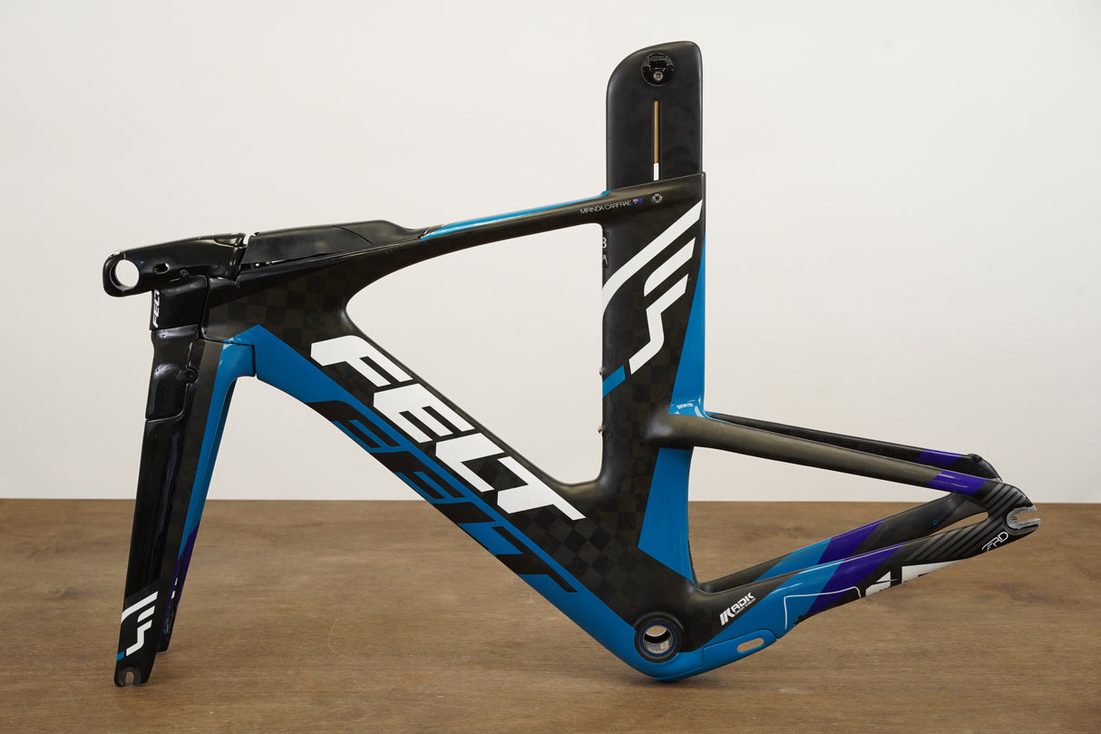 *Damaged* 48cm Felt IA FRD Carbon Aero Rim Brake TT Triathlon Frameset IA