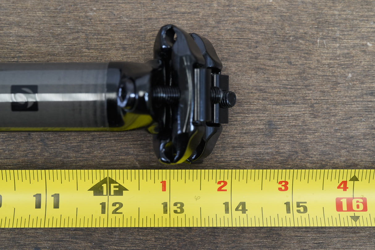 NEW TAKE-OFF 27.2mm Bontrager Pro 15mm Setback Carbon Alloy Road Seatpost 240g