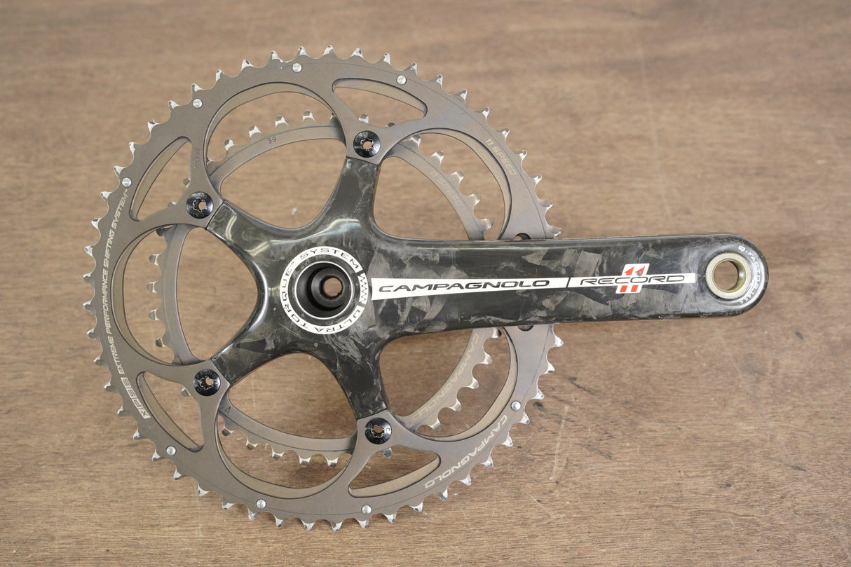 175mm 53/39T Campagnolo Record 11 Speed Carbon Road Crankset