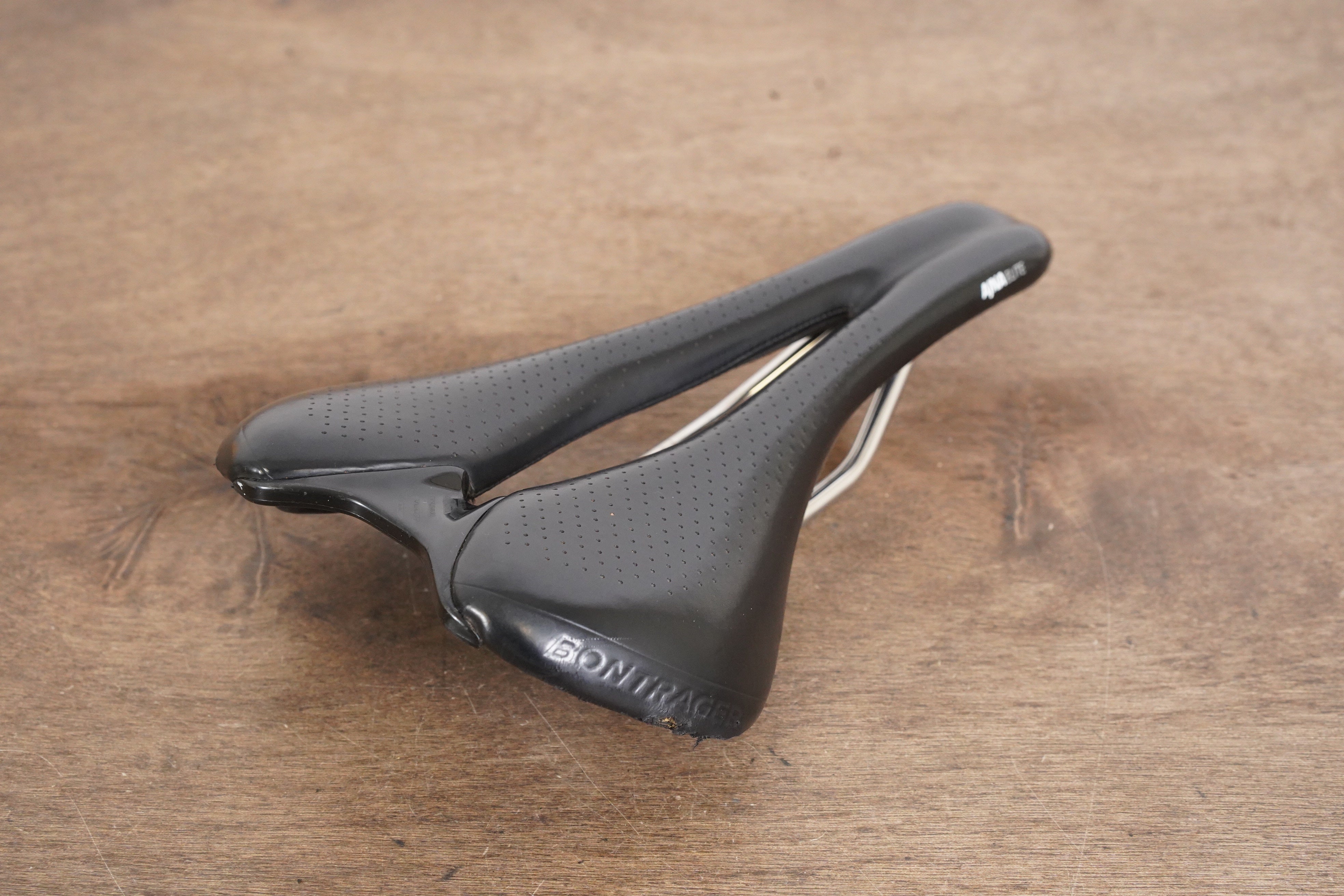 154mm Bontrager Ajna Elite Titanium Rail Road Saddle 228g Elevate Cycling