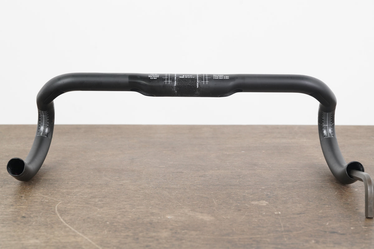 42cm 3T Ergonova Team Stealth Carbon Compact Road Handlebar 31.8mm