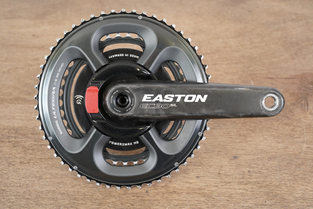 170mm 53/39T Easton EC90 SL Cinch Power2Max Carbon Power Meter Crankset