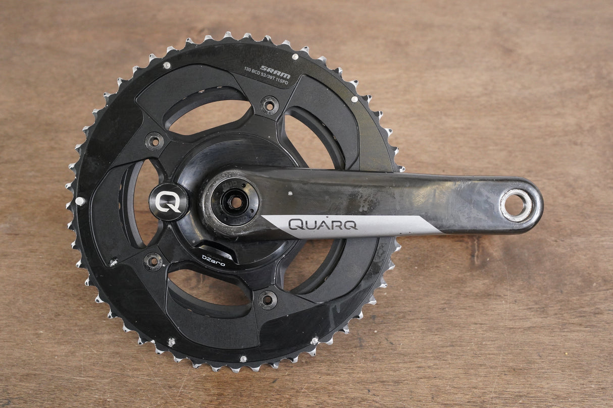 172.5mm 53/39T DUB Quarq DZero Power Meter Road Crankset